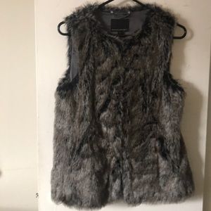 Faux Fur Vest - Like New!